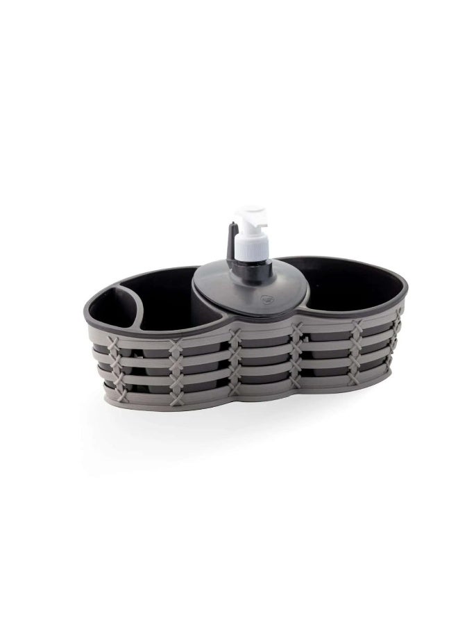 Basin organizer with soap dispenser multi colored - Image 4